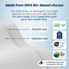 HASTHIP 50-Pack Disposable Cotton Face Towels 26×30cm