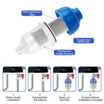 HASTHIP Household Water Heater Faucet for Under Sink Use with 2.2 cm Filter Element | Easy DIY Installation