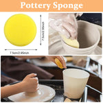 HASTHIP Clay Sculpting Toolkit for Polymer Clay and Ceramics with 25 Tools featuring Wooden Handles and Metal Tips | Storage Bag for Artists and Kids