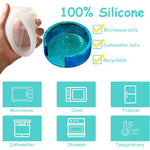 HASTHIP Coaster Resin Moulds Set for DIY Art Crafts with 5pcs 3.54 in Round Silicone Moulds | Easy Demoulding and Reusable