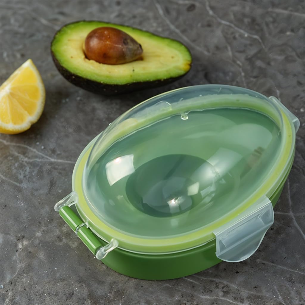 HASTHIP Avocado Saver for Fridge and Travel with Airtight Clear Snap Lid | BPA-Free Storage Box