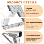 HASTHIP Folding Cloth Drying Rack for Indoor and Outdoor Use with 6.6ft Telescopic Frame and 20 Hooks | Double Layer Stainless Steel Laundry Organizer