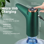 HASTHIP Automatic Water Dispenser Pump for 20 Litre Bottle with USB Charging and 1200mAh Battery