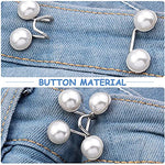 HASTHIP® 4Pcs Jeans Pins Adjustable