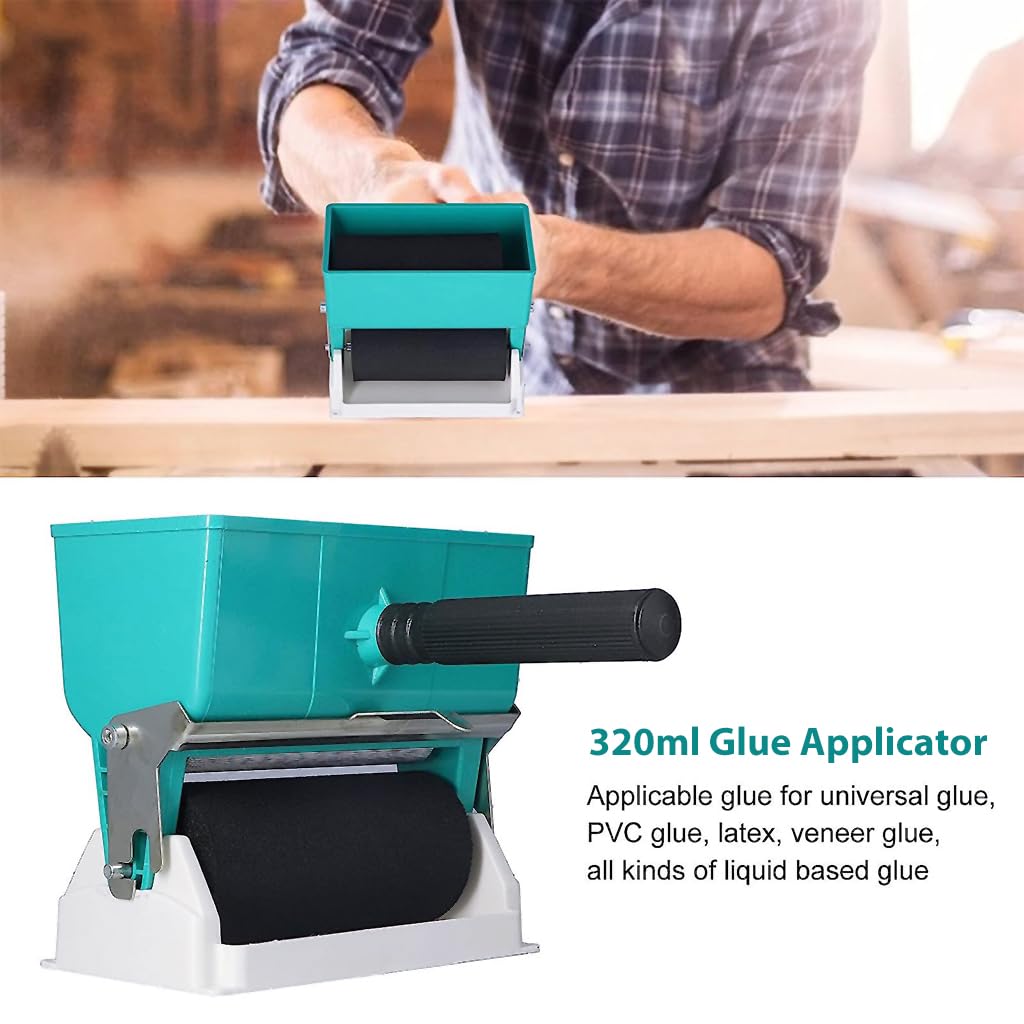 HASTHIP® 320ml Portable Glue Applicator Roller Manual Liquid Glue Saving Applicator Roller