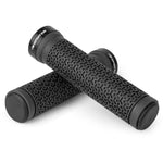 HASTHIP® Bike Handlebar Grips, Single Lock on Bicycle Handle Bar, for BMX, Mountain, MTB, Beach Cruiser, Scooter, Folding Bike, Soft Non-Slip-Rubber Hand Grip Comfortable Ergonomic-Black
