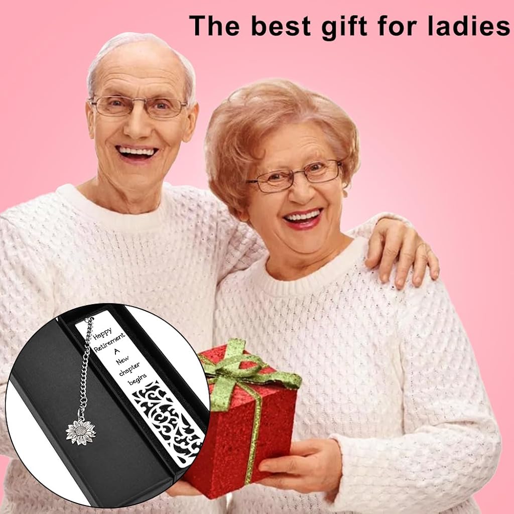 HASTHIP® Elegante marcapáginas de regalo para la jubilación
