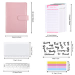 HASTHIP A6 PU Leather Binder Organizer Set for Budgeting with 6 Ring Refillable Design and 8 Cash Envelopes
