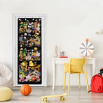 HASTHIP® Toy Organizer for Kids Room, Large Capacity Hanging Storage with 4 Hooks & Eyelets, Wall & Door Mounted Organizer for Toys, Nursery, Playroom, Bedroom, Fits 3-5CM Thick Doors
