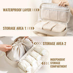 HASTHIP Travel Bra Organizer Pouch for Lingerie & Underwear