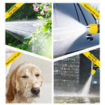 HASTHIP Garden Hose Spray Gun for Car Wash and Lawn Watering with One Button Stop | Adjustable Nozzle Featuring Spray Stream and Shower Modes