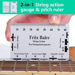 HASTHIP Guitar Repair and Maintenance Tool Kit for DIY Setup with 23 Tools | Ruler and Zipper Case
