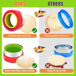 HASTHIP Kids Sandwich Cutter and Sealer Set for Fun DIY Lunches with 30 Pcs Stainless Steel Molds | Includes Fruit Forks and Cleaning Brush