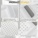HASTHIP Expandable Bathtub Tray for Relaxing Baths featuring Adjustable 21–30 in Design | Plastic Organizer for Soap and Accessories