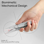 HASTHIP Sewing Scissors for DIY Crafts with Spring Loaded Auto Bounce and Ergonomic Grip