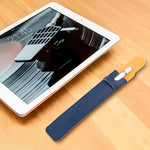 HASTHIP® Leather Protective Pencil Case for Apple Pencil Cover 1st/2nd Gen, Stylus Pen Cover, Pen Sleeve (only case)Blue Yellow