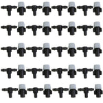HASTHIP® 40pcs Sprinkler Heads Nozzle Tee Joints Garden Misting Watering Irrigation 7.5-8.6L/H X 3