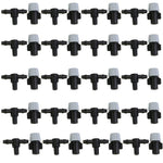 HASTHIP Sprinkler Heads Nozzle Set 40pcs for Garden Irrigation with Adjustable Misting | ABS Plastic 7.5-8.6L/H
