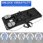 HASTHIP®5 in 1 Abs Roller with Sliding Workout Board