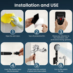 HASTHIP 2 in 1 Dual Sided Spa Shower Head with 5 Spray Modes and Water Stop Button | Built in Multi Layer Filtration System for Softer Water