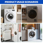 HASTHIP Faucet Tap for Shower and Washing Machine with 3‑Way 1/2 in Valve | Stainless Steel