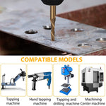 HASTHIP Drill Tap Bit Set for Metal | 7 Pcs M3-M10 with 1/4 in Hex Shank and HSS 4341