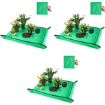 HASTHIP Gardening Mat for Indoor Plant Care featuring Waterproof PE Material 75×100 cm | Foldable Design 3 Pcs