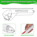 HASTHIP® Humane Insect Catcher Tool - Bug Catching Kit for Kids & Adults - Portable Outdoor Insect Catcher with Quick Release Push Button - Spider/Insect Catcher for Educational Activity, Observation