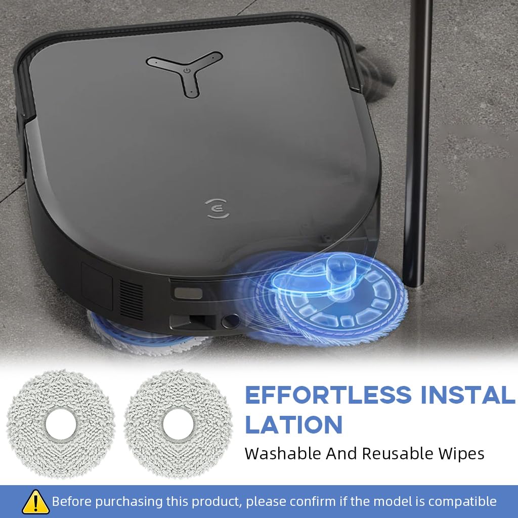 FOREHILL T30 Pro Omni Kit Accessoires Pour Robot Aspirateur Ecovacs Deebot T30 Pro Omni 1 Brosse Principale 2 Filtres Hepa 4 Tampons De 86973674