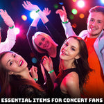HASTHIP Paper Wristbands for Events with Self‑Adhesive Closure 300 Pack Green 25cm | Adjustable Comfortable Fit