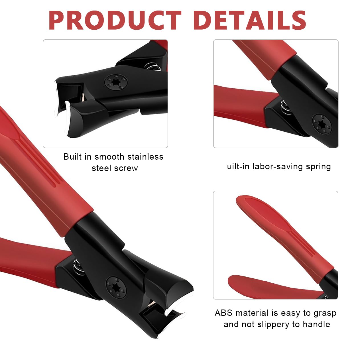 HASTHIP® Wide Jaw Anti-Splash Nail Clipper