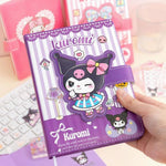 HASTHIP Kuromi Stationery Gift Box for Girls including 9 Piece Journal Set with Diary and Stickers | Perfect Birthday or School Gift