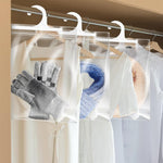 HASTHIP Hanging Storage Bags 10Pack for Classroom and Home featuring Hook and PE Material | 10.2 x 14.9 in Clear Book Pouches