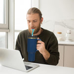 HASTHIP Silicone Straw Extenders for 8–10mm Straws with Dustproof Cap and 2 Cleaning Brushes