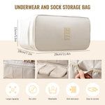 HASTHIP Travel Bra Organizer Pouch for Lingerie & Underwear