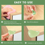 Table Corner Protector, Home Safety Luminous Round Table Corner Protector, Baby Safety Corner Protector for Table, Furniture, Sharp Edges Baby Anti-Collision Corner Guard