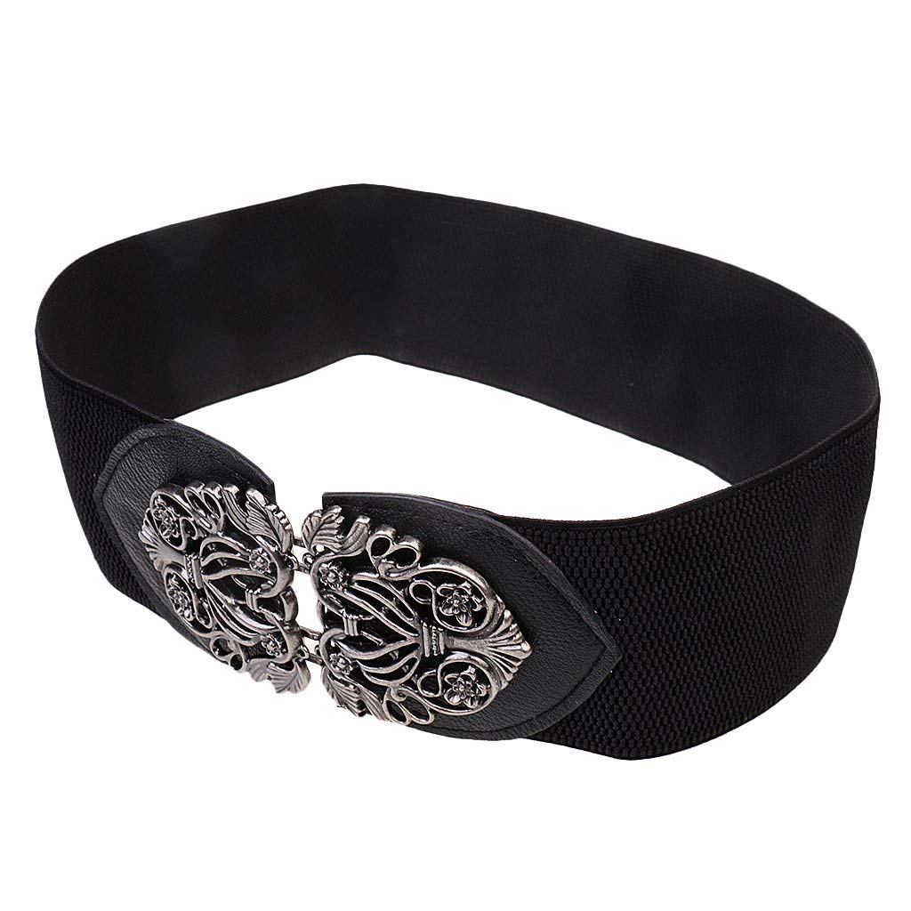 Women's Leather Waist Belt - Classic and Fashionable PU Leather Design with Wide Elastic Band for Comfortable Wear - Slim Your Waist and Midriff Instantly