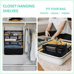 HASTHIP Wardrobe Hanging Organizer for Space Saving Storage with Folding Design | Polyester Fabric