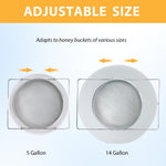 HASTHIP Honey Strainer for Beekeeping and Kitchen Use featuring 40 and 60 Mesh Double Sieve 304 Stainless Steel