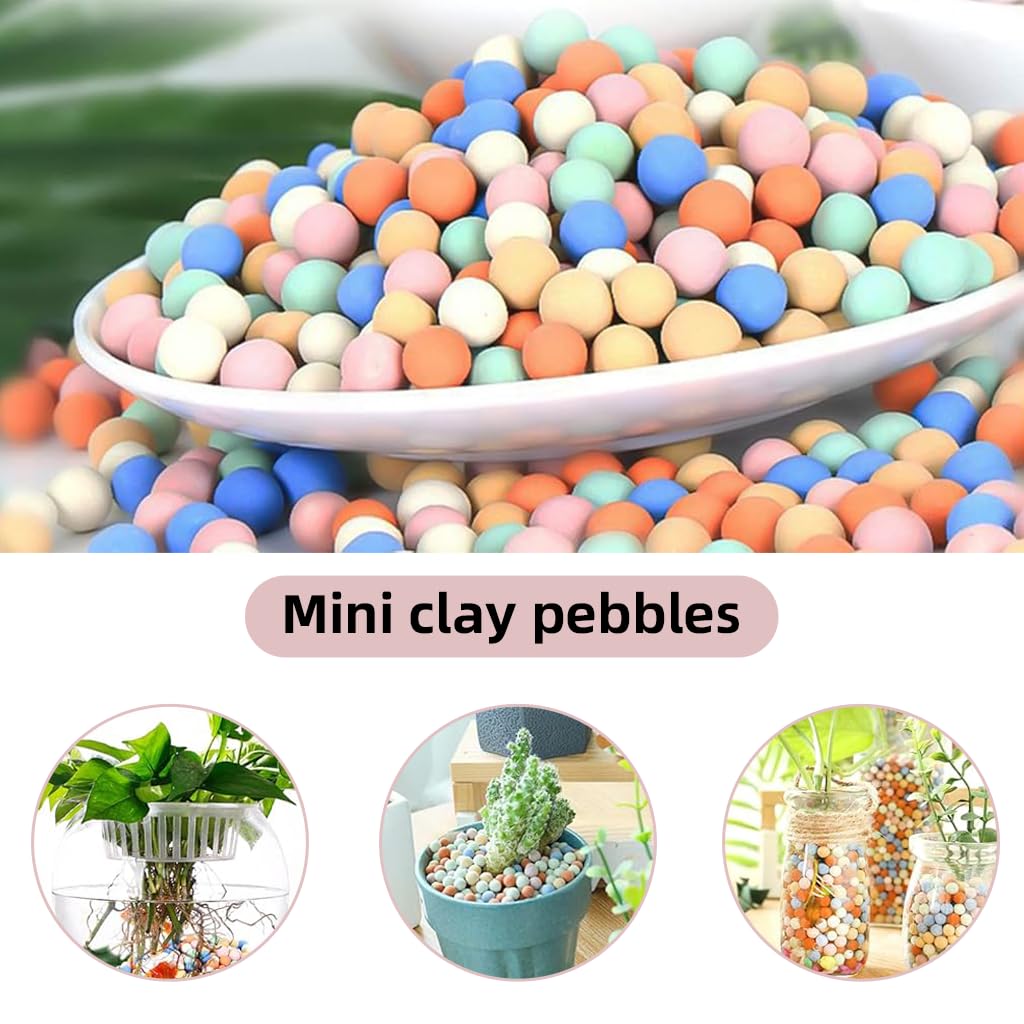 clay hydroponic planter HASTHIP 500g Hydroponic Clay Balls for Planter Drainage– Hasthip