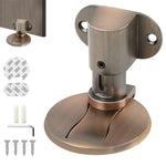 HASTHIP Magnetic Door Stopper for Bedroom and Bathroom featuring Adjustable No Drill Mount | Zinc Alloy Vintage Finish