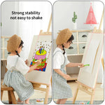 Easel Stand for Painting, Artist Wooden Painting Stand, 4.9 FEET/1.5m Painting Canvas Holds with Angle and Height Adjustment, Art Easel for Adults&Students, Wooden Easel for Painting