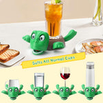 HASTHIP Turtle Coaster for Desk and Home with Anti Slip Turtle Shell Design | 17.5x12.5x5 cm Heat Resistant ABS Holder