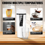 HASTHIP® Car Electric Kettle: 12V/24V Portable Water Boiler Heated Travel Mug,