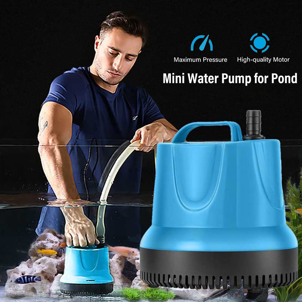HASTHIP Submersible Water Pump for Aquarium with 60W Power & 3200L/H Flow | 4 Suction Cups