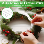 HASTHIP Floral Pins for DIY Wreath Making featuring 100pcs 1.8 in U Pins | Reusable Fixing Clips