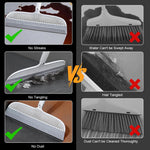 HASTHIP Squeegee Wiper Broom for Wet and Dry Floors featuring 41 in Steel Handle and Flexible Head