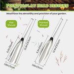HASTHIP® 32cm Stainless Steel Garden Trowel 2Pcs - Silver