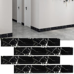 HASTHIP Wall Stickers for Home featuring Self Adhesive Peel and Stick Design 7.87 ft x 3.9 in Black | Ideal for Bedroom Living Room and Kitchen Decor