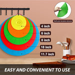 Heat Resistant Microwave Cover, Silicone Lids Covers for Food, Silicone Stretch Lids and Food Covers, 5 Sizes Reusable Heat Resistant Food Lids fits Cups, Bowls, Plates, Kitchen Gadgets